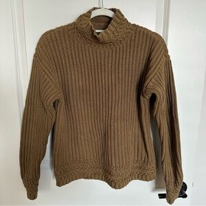 LL Bean Signature Original Cotton Mockneck Sweater